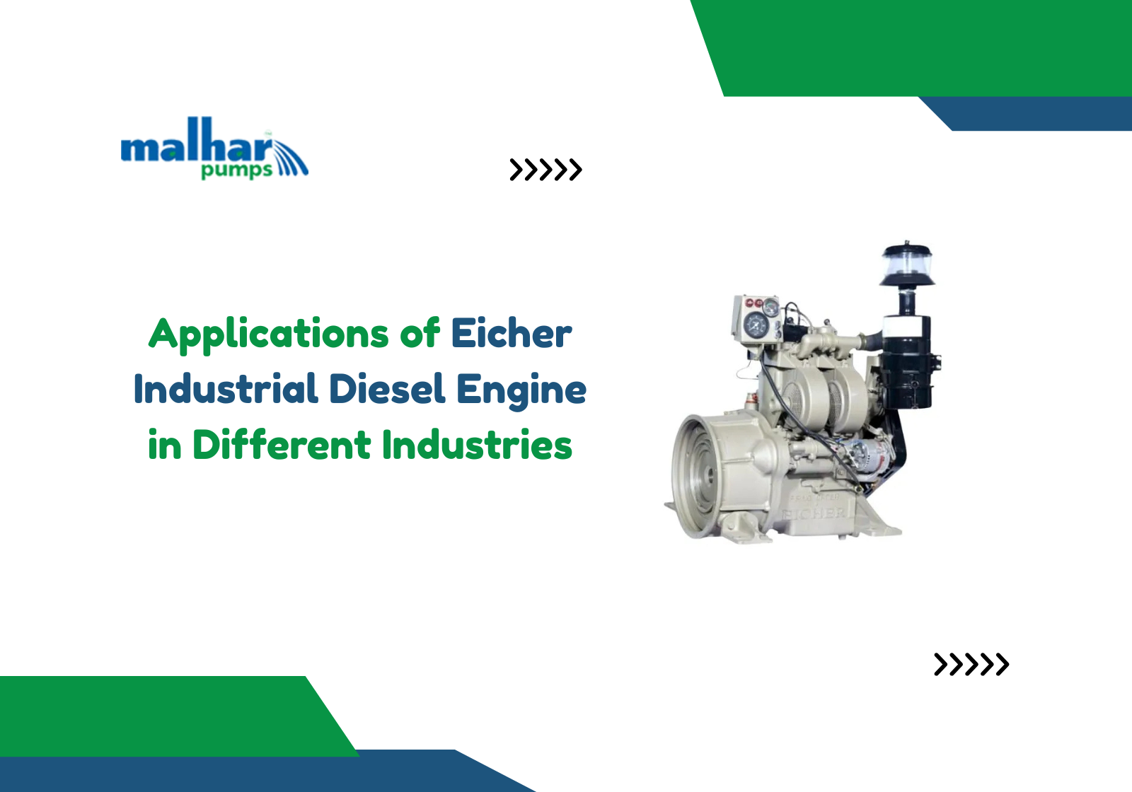 Applications of Eicher Industrial Diesel Engine in Different Industries