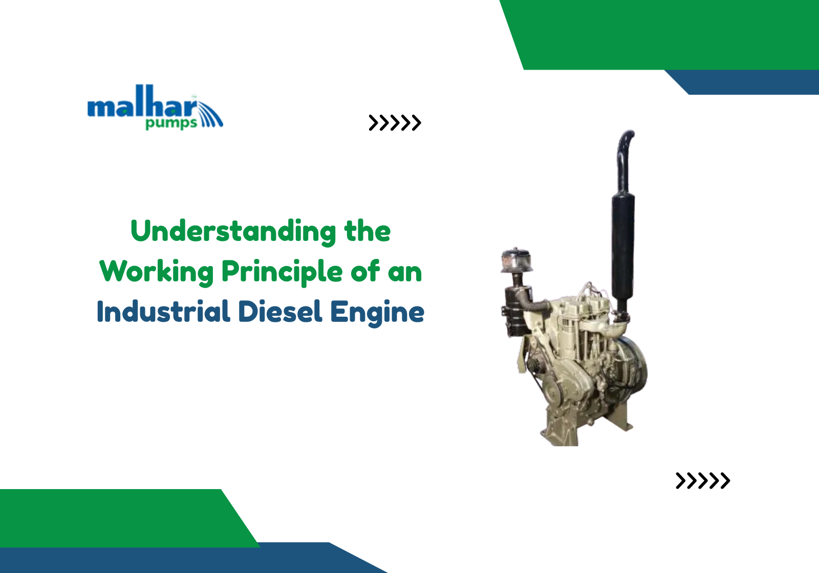 Understanding the Working Principle of an Industrial Diesel Engine