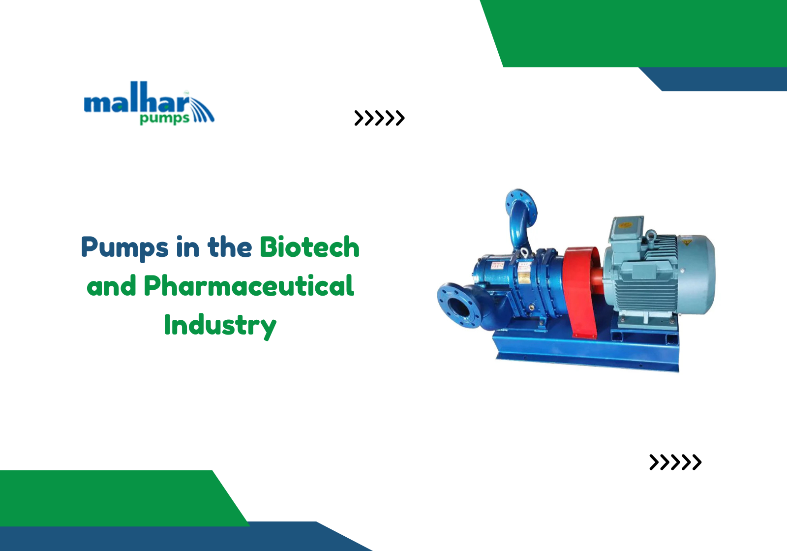 Pumps in the Biotech and Pharmaceutical Industry