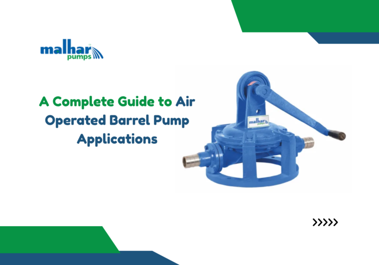 Air Operated Barrel Pump Applications