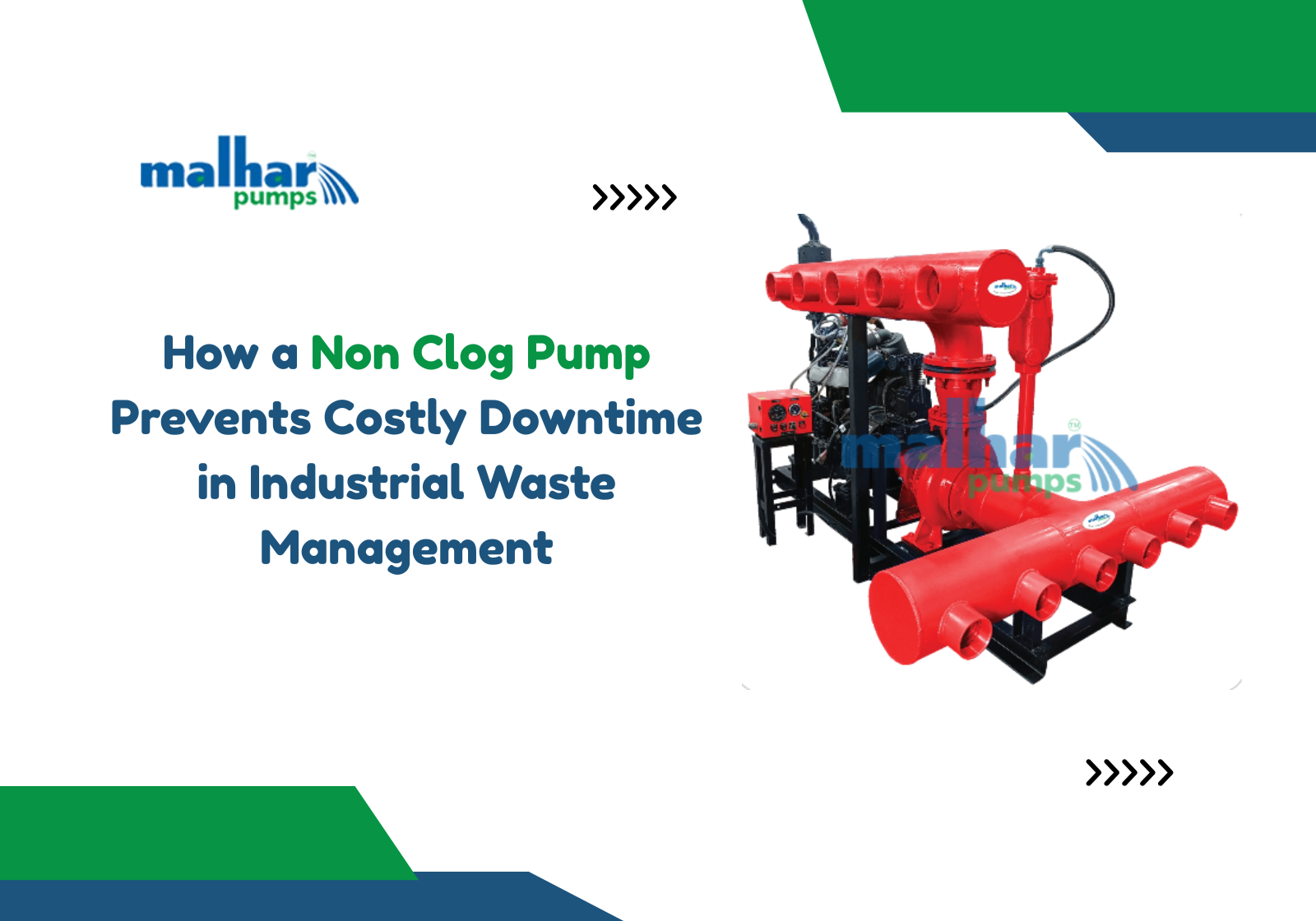 Non Clog Pump