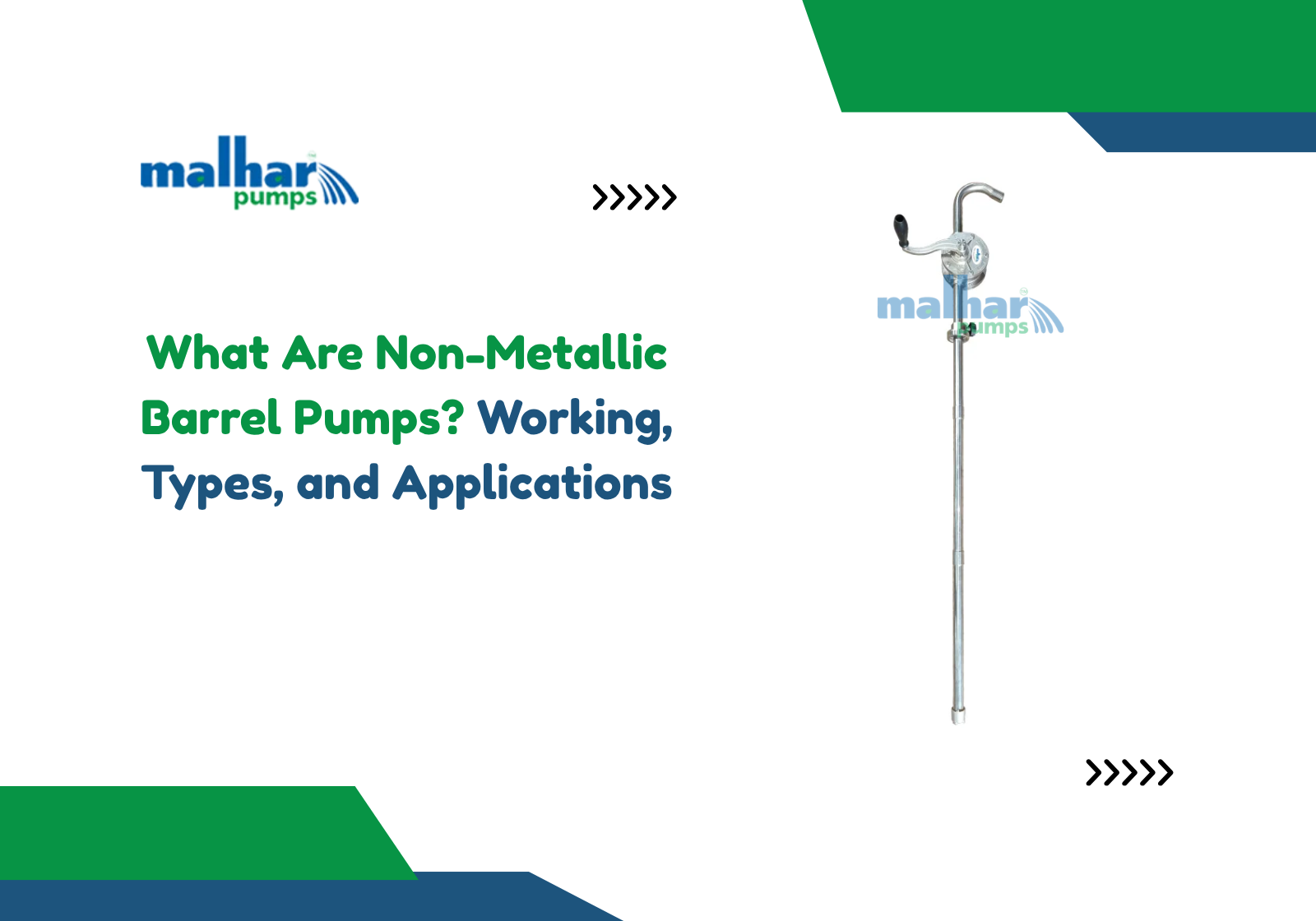 Non-Metallic Barrel Pumps