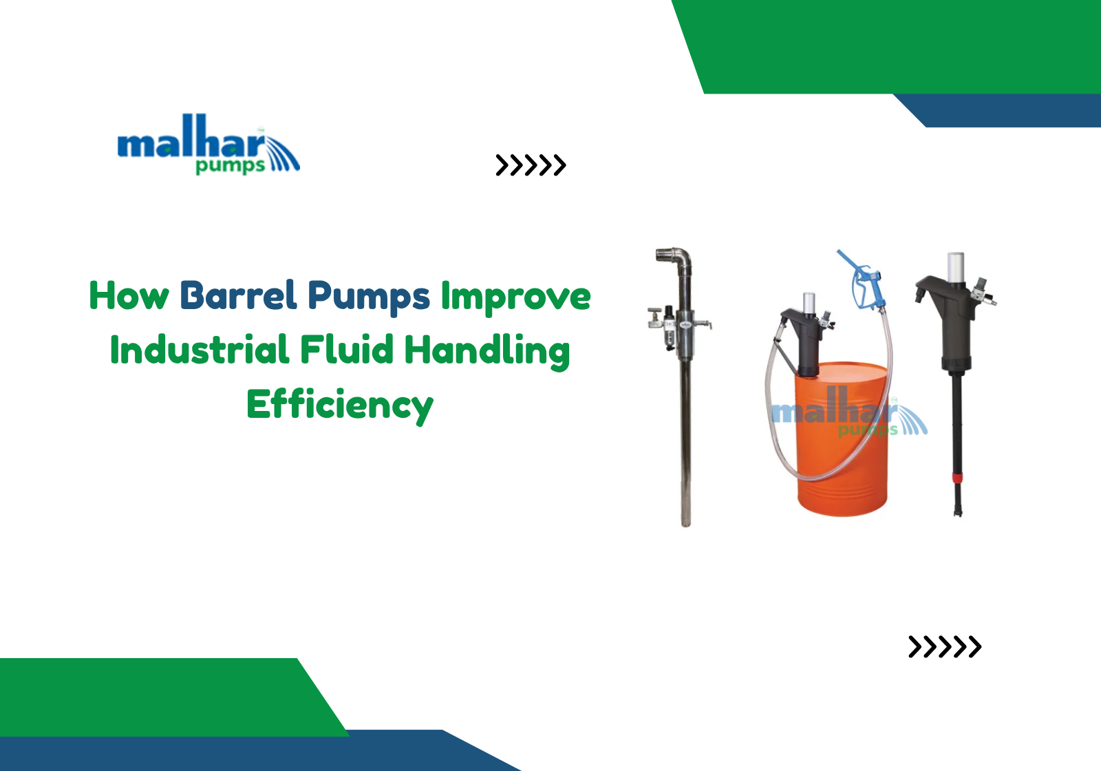 Barrel Pumps Improve Industrial Fluid Handling Efficiency